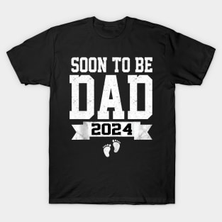 Soon to Be Dad 2024 Pregnancy Announcement New Dad T-Shirt